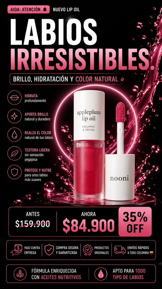 Nooni Applepeony Lip Oil 40ml